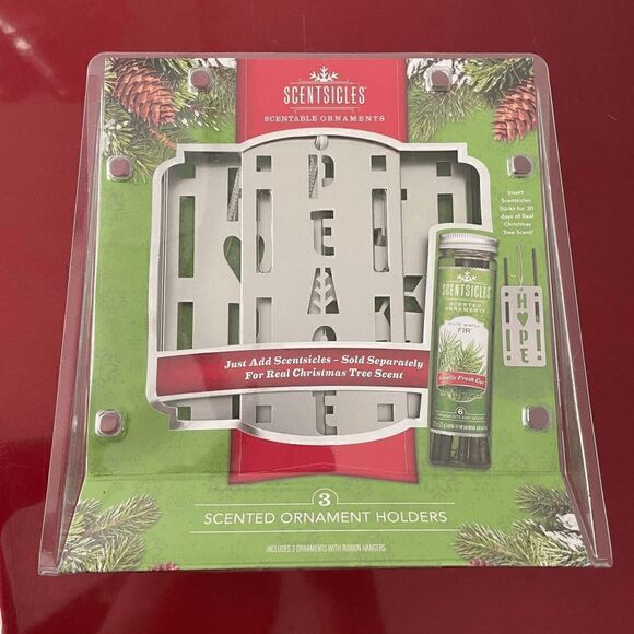 Scentsicles Scentable Ornaments 3 Pack of Scented Ornament Holders - Picture 1 of 2